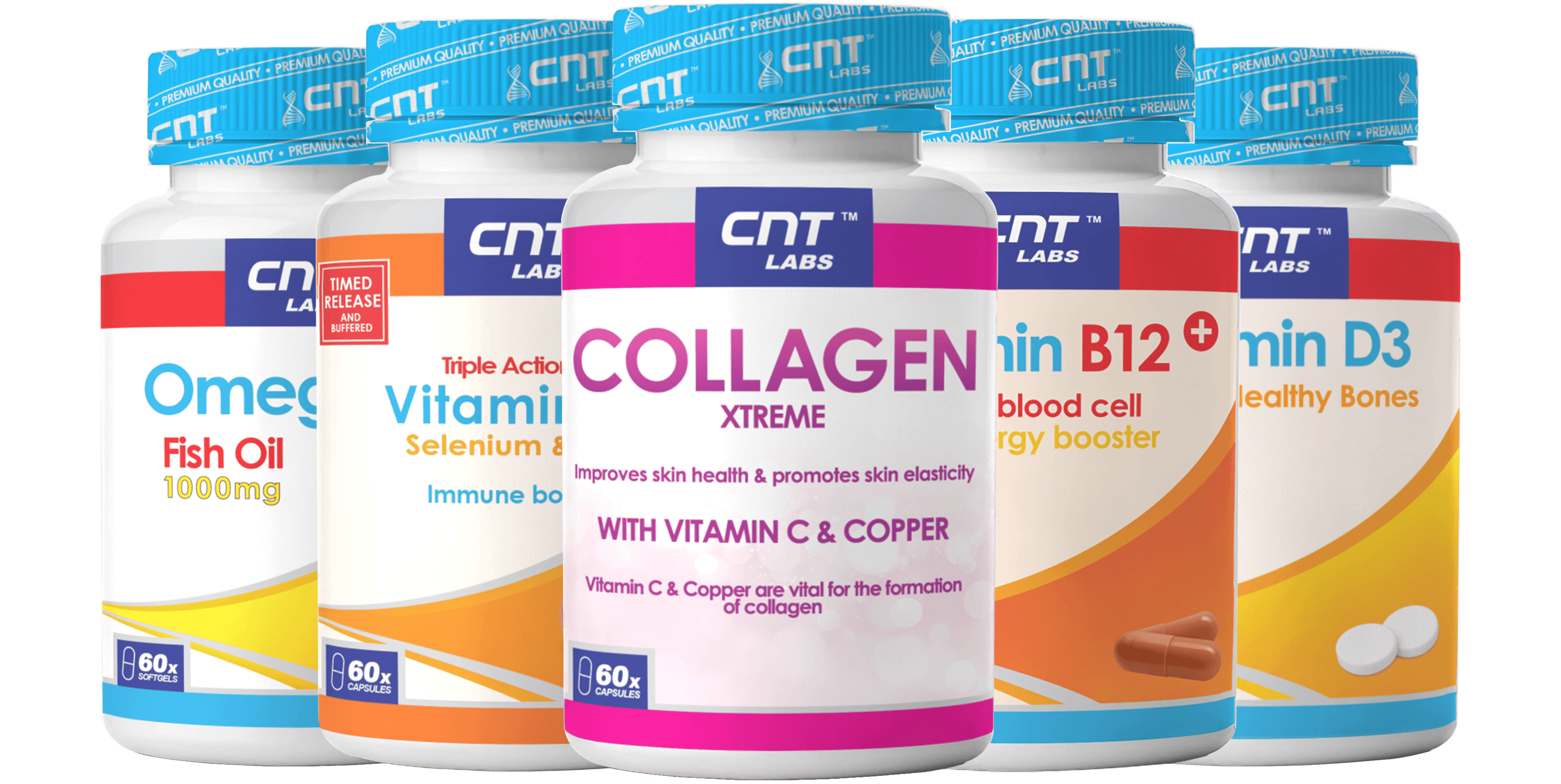 CNT Labs supplement bottles